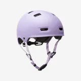 BTWIN Prilba MF540 na kolieskové korčule, skateboard a kolobežku fialová M (55-59 cm) · záber 1