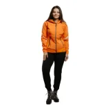 Dámská turistická softshellová bunda NORTHFINDER DONNA-182-lightorange · záber 1