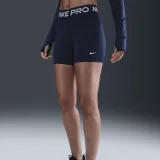 Dámske tréningové kraťasy NIKE PRO W NP 365 SHORT 5IN MIDNIGHT NAVY WHITE · záber 4