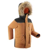 QUECHUA Hrejivá a nepremokavá turistická bunda SH500 U-Warm pre deti od 7 do 15 rokov 12-13 r (151-160 cm) · záber 1
