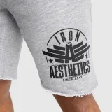 Pánske teplákové kraťasy Iron Aesthetics Force, sivé · záber 5