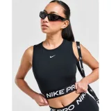 Dámské tréninkové tričko s krátkým rukávem NIKE DF 365 CROP TANK-010 BLACK WHITE · záber 5