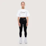 Дамска къса тениска Earned White - GymBeam - Размер: M | Тегло: 0,1454 g | Опаковка: 37 · záber 5