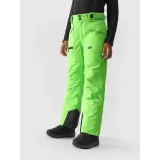 Chlapecké lyžařské kalhoty 4F JUNIOR TROUSERS FNK-JAW23TFTRM360-41N-GREEN NEON · záber 2