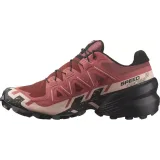 Dámská běžecká trailová obuv SALOMON Speedcross 6 W cow hide black english rose · záber 2