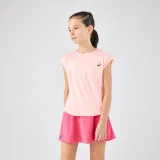 KUIKMA Dievčenské tričko Soft na tenis ružové 5-6 r (113-122 cm) · záber 1