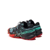 Pánská běžecká trailová obuv SALOMON Speedcross 6 GTX M north atlantic black cherry tomato · záber 5