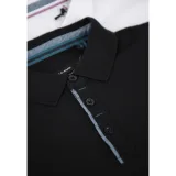 Pánské polo tričko s krátkým rukávem VOLCANO NIKOS-700-BLACK · záber 5