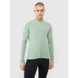 Pánské běžecké tričko s dlouhým rukávem 4F LONGSLEEVE FNK-WSS25TFLOM339-47S-MINT · záber 4