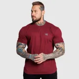 Pánske tričko Iron Aesthetics Blackout, bordové · záber 4