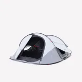 QUECHUA Kempingový stan 2 Seconds Fresh&Black pre 3 osoby bez · záber 1