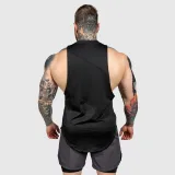 Tréningové tielko Iron Aesthetics Gym Tank, čierne · záber 2