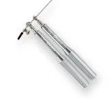GymBeam Švihadlo Metal Jumping Rope Silver · záber 2