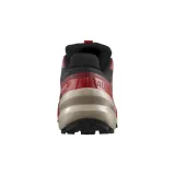 Pánská běžecká trailová obuv SALOMON Speedcross 6 GTX black red dalhia poppy red · záber 4
