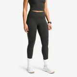 DOMYOS Dámske fitness legíny Shape s vysokým pásom tvarujúce tmavosivé S (W28 L31) · záber 1