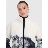 Dámská fleecová mikina se zipem 4F FLEECE U351-WAW25TFLEU351-90A-MULTICOLOUR ALLOVER · záber 2