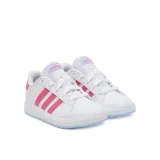 Dívčí rekreační obuv ADIDAS Grand Court 2.0 Jr cloud white pulse magenta glow blue · záber 2