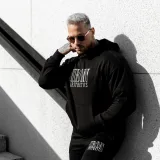 Pánska mikina Iron Aesthetics Swaggie, čierna · záber 1
