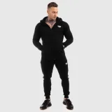 Fitness mikina so zipsom Iron Aesthetics ROUND, sivá · záber 4