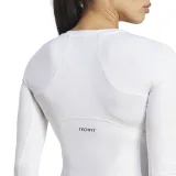 Dámske tréningové tričko s dlhým rukávom ADIDAS TF LS T WHITE · záber 5