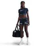 Dámske tréningové tričko s krátkym rukávom NIKE PRO W NP DF SS TOP TT GRX MIDNIGHT NAVY FOOTBALLGREY WHITE · záber 4