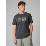 Pánské tričko s krátkým rukávem 4F TSHIRT M2823-22S-ANTHRACITE · záber 4