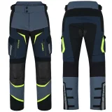 Moto nohavice W-TEC Modock Farba čierno-modro-fluo žltá, · záber 1
