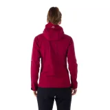 Dámská turistická softshellová bunda NORTHFINDER ASHLEE-510-cherry · záber 4