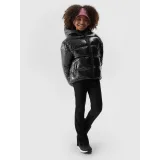 Dívčí bunda 4F JUNIOR DOWN JACKET-JAW23TDJAF267-21S-BLACK · záber 4