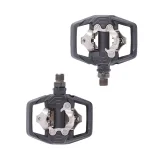 SHIMANO Nášľapné pedále MTB trail SHIMANO SPD PD-ME700 čierne bez · záber 1