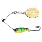 CAPERLAN Nástraha Micro spinnerbait Spino MCO 5 g fire tiger bez · záber 1