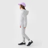 Dívčí tepláky typu jogger - šedé · záber 2