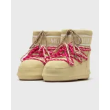 Dámské nízké zimní boty MOON BOOT MB ICON LOW SUEDE LACES-B021 LIGHT YELLOW · záber 4