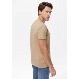Pánské tričko s krátkým rukávem VOLCANO T-BASIC BEIGE · záber 3