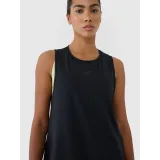 Dámské tréninkové tričko bez rukávů 4F SLEEVELESS FNK-RSS25TFSLF415-20S-DEEP BLACK · záber 2