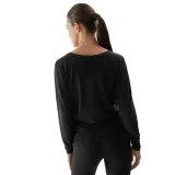 Dámské tréninkové tričko s dlouhým rukávem 4F LONGSLEEVE FNK-AW23TFLOF153-22S-ANTHRACITE · záber 4