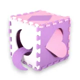 Penové puzzle s ohrádkou inSPORTline Burgino 30,5x30,5x1 cm, 36ks · záber 4