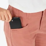 QUECHUA Dámske ľanové turistické nohavice NH500 XS (L30) · záber 2