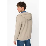 Pánska mikina so zipsom VOLCANO B-LERMO-102-BEIGE · záber 4