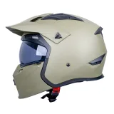 Modulárna prilba W-TEC Badalone Army Farba béžová matná, · záber 5
