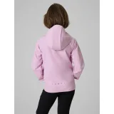 Dievčenská turistická softshellová bunda s kapucňou 4F JUNIOR SOFTSHELL JACKET F478-52S-LIGHT VIOLET · záber 4