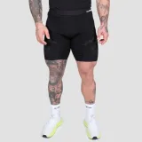 GymBeam Seamless šortky Static Black - Velikost: L | Barva: čierna | Hmotnost: 0,145 kg | Balení: 105 · záber 6