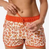 DECATHLON Dámske šortkové plavky na surf Tini Graou leopardí vzor béžové XS-S · záber 2