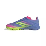 Chlapecké fotbalové kopačky turfy ADIDAS F50 League Jr TF blue fusion lucid lemon lucid pink · záber 2