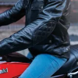 Kožená moto bunda W-TEC Valebravo Farba čierna, · záber 5