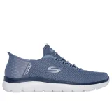 Pánská rekreační obuv SKECHERS Summits High Range Slip-Ins M slate white · záber 2