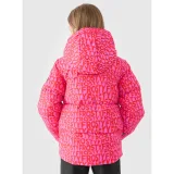 Dívčí lyžařská bunda 4F JUNIOR TECHNICAL JACKET-JWAW24TTJAF544-90A-MULTICOLOUR ALLOVER · záber 3
