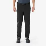 QUECHUA Pánske turistické nastaviteľné nohavice MH500 čierne S-M (L31) · záber 1
