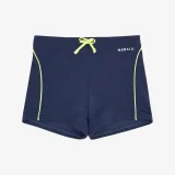 DECATHLON Chlapčenské boxerkové plavky 100 Plus tmavomodré 7-8 r (123-130 cm) · záber 2