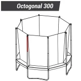 DOMYOS Horný stĺpik na ochrannú sieť trampolín Hexagonal 240/Octogonal 300 – náhr. diel bez · záber 2